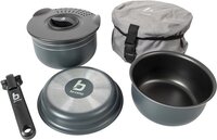 Bo-Camp Trekking Pannenset - 5-Delig - Aluminium - Antraciet