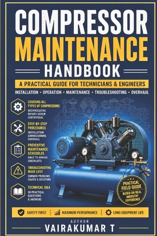 Compressor Maintenance Handbook: A Practical Guide for Technicians & Engineers