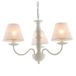 Theluz 763/3B Plafondverlichting E14 Wit Metaal/Stof 3x40W