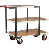 Fimm Tafelwagen gemonteerd met CC-wielen - 1095x540x980mm