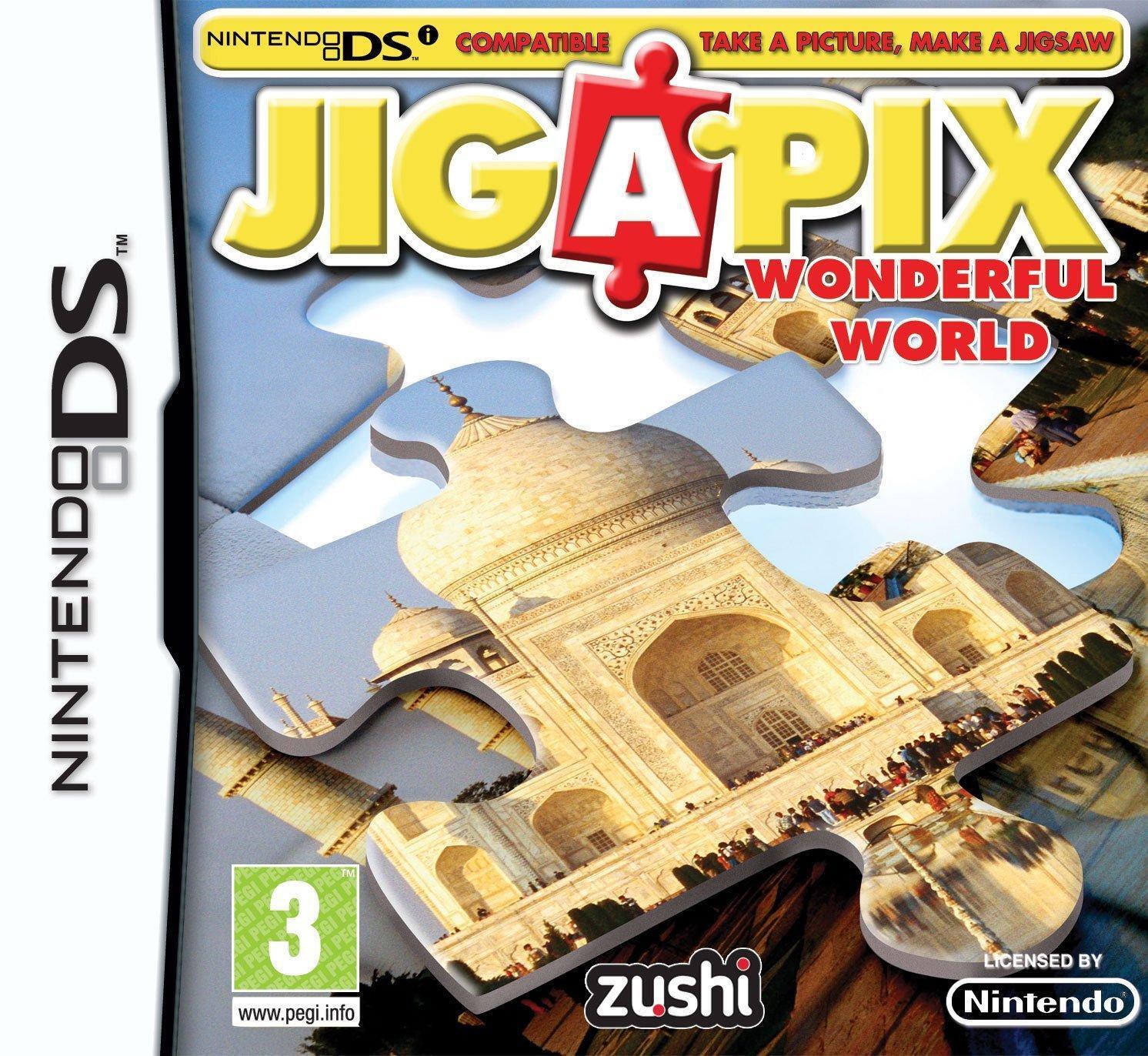 Zushi Games Jigapix Wonderful World Nintendo DS