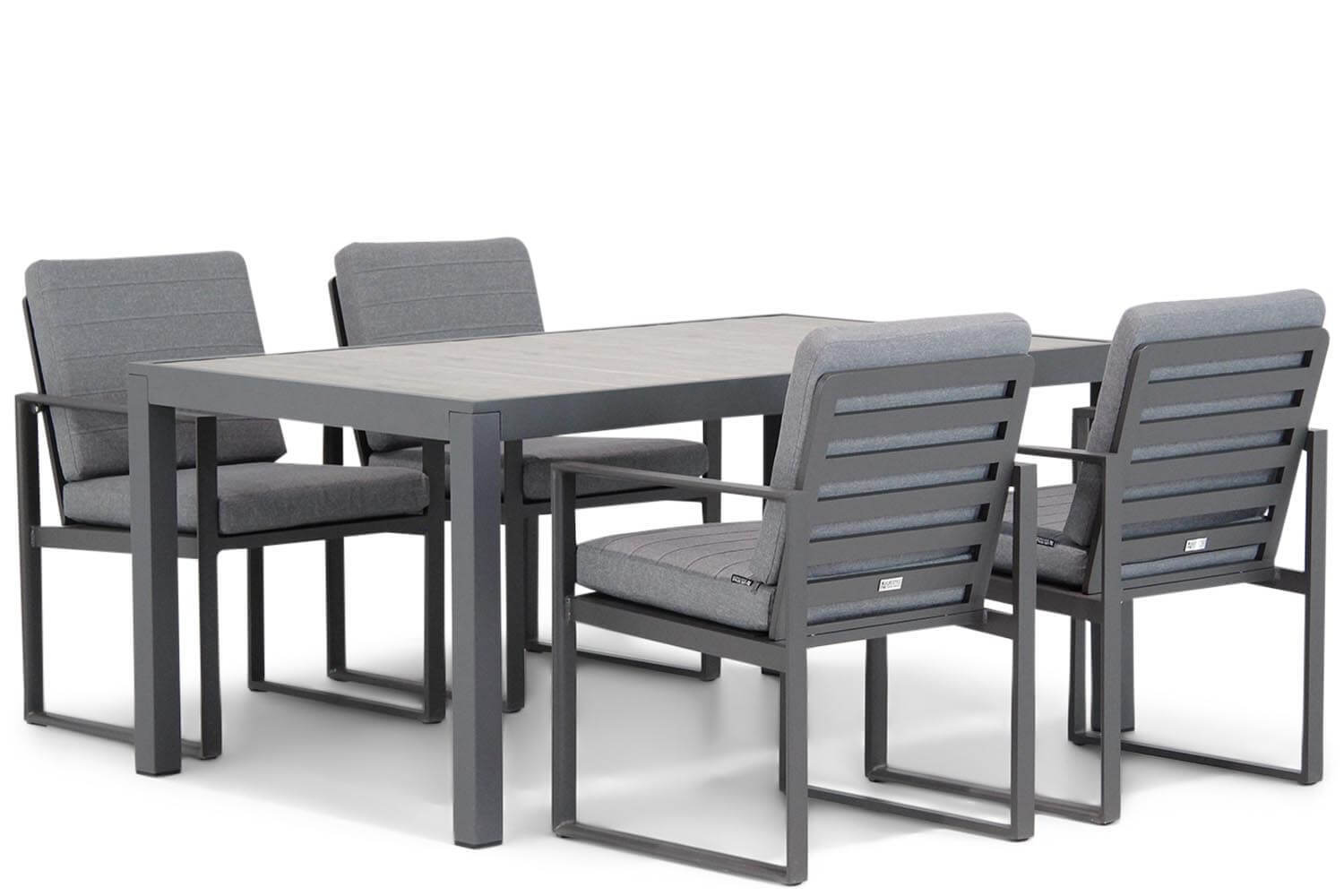 Santika Furniture Santika Zaga/Residence 164 cm dining tuinset 5-delig