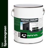 Afinol Houtcoat Teerlook Mat Sparrengroen 5 liter