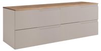 3xE living Meuble sous-lavabo 160 cm, cachemire/chêne Craft