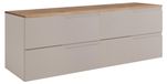 3xE living Meuble sous-lavabo 160 cm, cachemire/chêne Craft