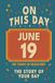 Happy Birthday! June 19: On This Day in Headlines – Nostalgic June 19 History Book with Authentic News and Memories – Perfect Birthday or Anniversary Gift