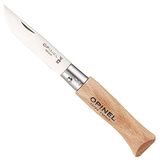 Opinel Inox Natural mes, bruin, S