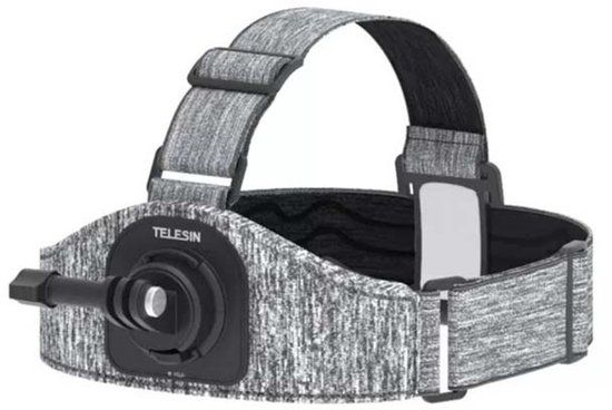 Telesin PRO SERIES Head Strap for GoPro / DJI OSMO & ActionCam - Grey