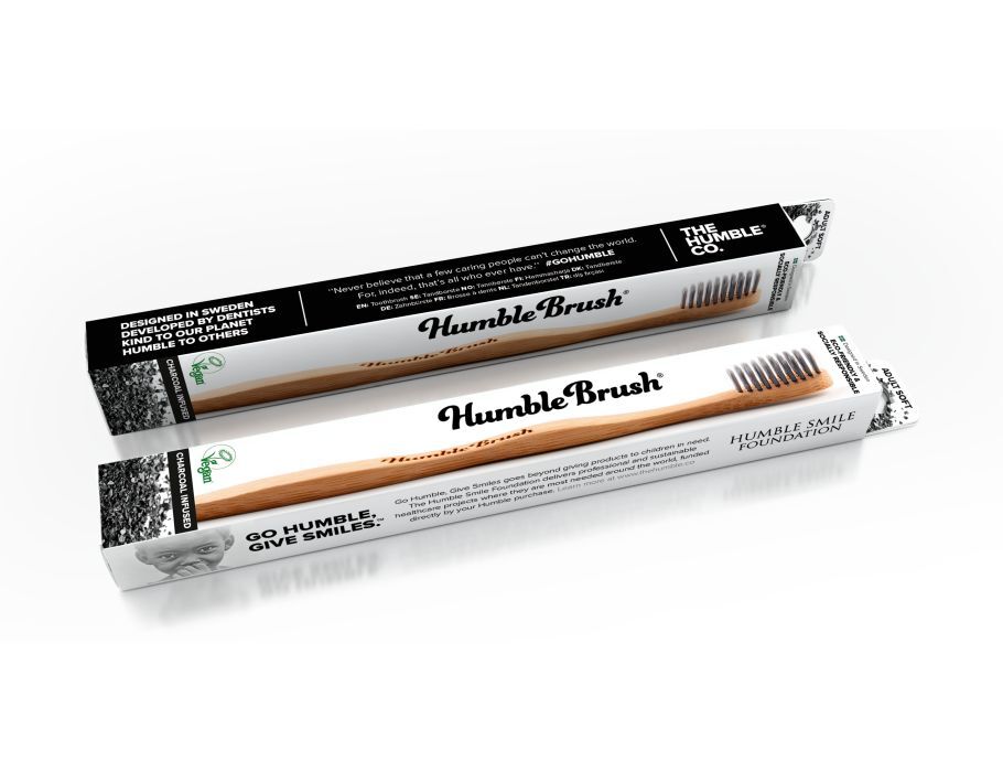 Humble Brush Tandenborstel - bamboe - charcoal