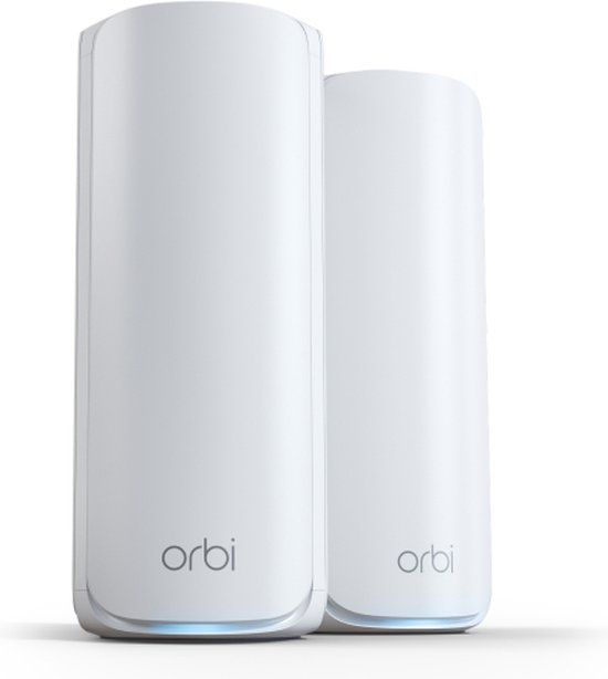 NETGEAR Orbi RBE772 - WiFi 7 Mesh WiFi System - 11000 Mbps - 2-Pack