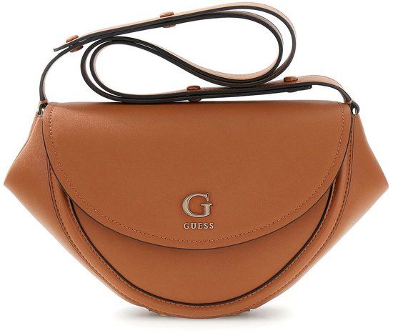 GUESS Coleen Convertible Xbody Bag Caramel bruine