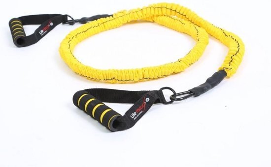 Lifemaxx Power tube level 1 l Weerstandsband l geel