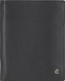 Esquire Harry Portemonnee Leer 11 cm - Mannen - Staand formaat - Black