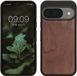 kwmobile telefoonhoesje geschikt voor Google Pixel 10 / Pixel 10 Pro - Hoesje met bumper in donkerbruin - Backcover - hout