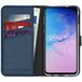 Selencia Echt Lederen Bookcase voor Samsung Galaxy S10e - Blauw