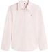 Tommy Hilfiger Dames ESS POPLIN regular shirt WW0WW47169 L/S shirt, roze (klassiek Ithaca STP Bonita Pink), 38