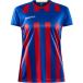 Craft Sportshirt Dames Progress 2.0 Stripe Royal / Rood