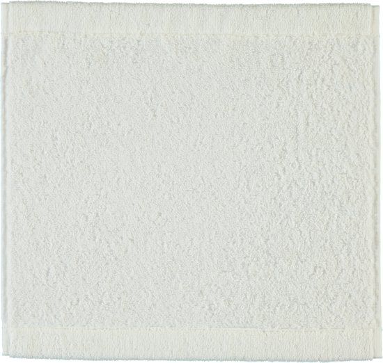 Cawö Cawö Lifestyle Uni Washandje - Wit - 30x30