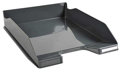 Exacompta Combo Midi Brievenbakken Set - A4 - Muisgrijs Glanzend - 6 Stuks