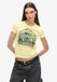 Superdry - T-shirt pour femme avec imprimé moto néon et coupe ajustée