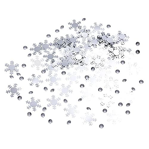 Neviti Wdl Confetti sneeuwvlokken met transparante kristallen
