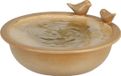 Pro Garden Vogelbad/voederschaal - Lichtbruin - Keramiek - D24 x H10 cm
