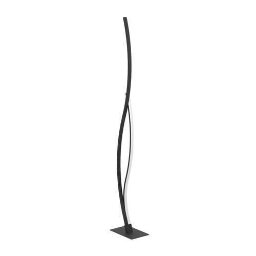 EGLO Grisolia Vloerlamp - LED - 129 cm - Zwart|Wit