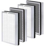 3-in-1 Medify 3-in-1 vervangende filters compatibel met Medify MA-25 luchtreiniger (4 stuks)