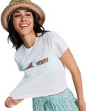 Roxy Beach Love Korte Mouw Top Wit M Vrouw