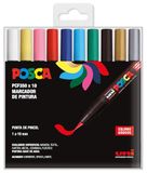 Posca Markeretui PCF-350 basiskleuren, 10 stuks