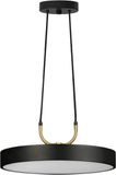 Toolight Led App947-1Cp Round Hanglamp 30Cm Zwart 30X30X4Cm