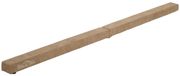 HOMCOM 210 cm Barre de gymnastique, barre de traction intérieure et extérieure, capacité de charge de 120 kg, marron