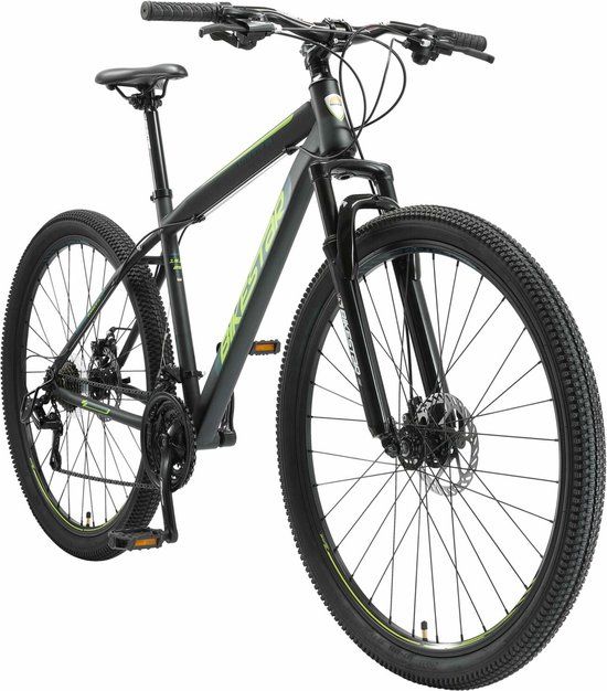 Bikestar Hardtail Mountainbike - 29 Inch - 21 Versnellingen - Zwart - Unisex