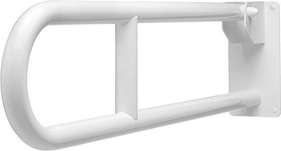 SecuCare Toiletbeugel - opklapbaar - 70cm - Wit - Staal