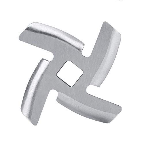 Garosa 2 stuks Chef vleesmolen mes vervangingsonderdeel roestvrij staal keuken levensmiddelen vleesmolen Breker vleesmolen snijder mes vervanging voor elektrische of handmatige (S)