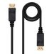 Brightium DisplayPort-kabel 2,0 m DP/M-DP/M, zwart, High Speed, ideaal voor het aansluiten van HD-video- en audioapparatuur.