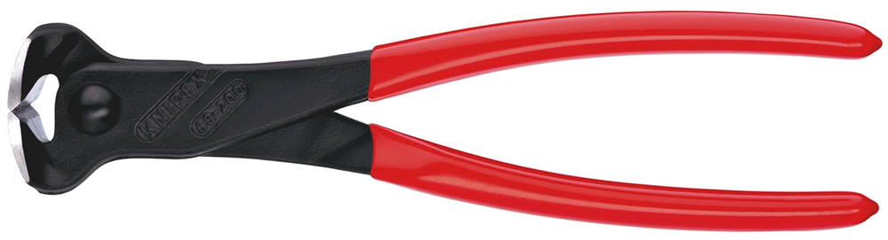Knipex Voorsnijtang 200 mm Kunststof Bekleed Zwart Geatramenteerd - 68 01 200 SB