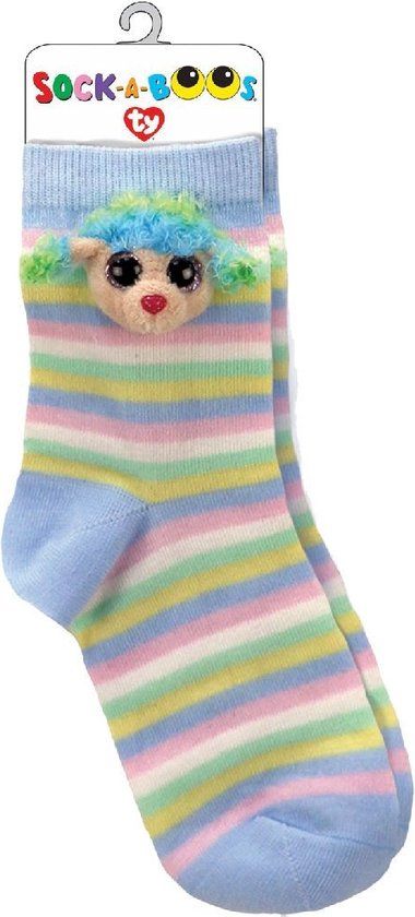 TY Fashion Sokken Poedel Rainbow - Kinderen - Kleurenmix - One size