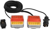 vidaXL Aanhangerlampen - 2 stuks - LED-lamp - 12 V - Rood
