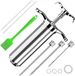 StarTech Vleesinjector - Set - RVS - Marinadespuit - Barbecue - Kruidenspuit