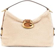 GUESS Camden Shoulder Bag Natural / Cognac crème