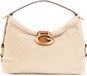 GUESS Camden Shoulder Bag Natural / Cognac crème