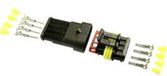 BAAS ES14 Superseal set AMP-Superseal 1.5mm Series Totaal aantal polen: 4 Rastermaat: 6 mm Inhoud: 1 stuk(s)