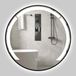 Miroir LED pour salle de bain, 60 cm, avec fonction anti-buée, 3 couleurs de lumière, pour montage mural