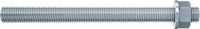Fischer FIS A ankerstangen - M12x260mm - elektrolytisch verzinkt staal (Per 10 stuks)