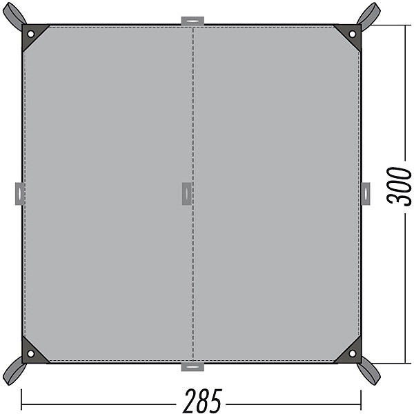 Tatonka Tatonka Tarp 2 Simple, groen