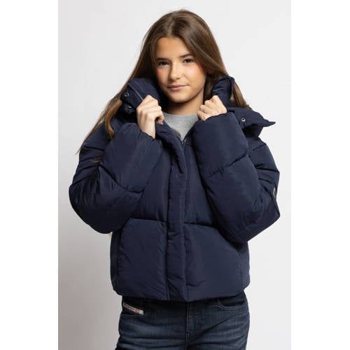 LOOXS 10sixteen quilted winterjas - donkerblauw