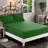 Elegant Comfort 1500 Premium hotelkwaliteit hoeslaken van de zachtste kwaliteit microvezel, diepe zak tot 40,6 cm, kreukbestendig en de kleur vervaagt niet, California-kingsize, groen (Hunter Green)