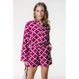 Colourful Rebel Regular Waist Casual Short Roze