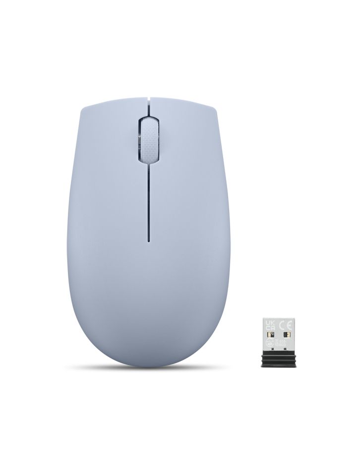 Lenovo 300 Wireless Compact Mouse - Blue - 1000 DPI - Ambidextrous